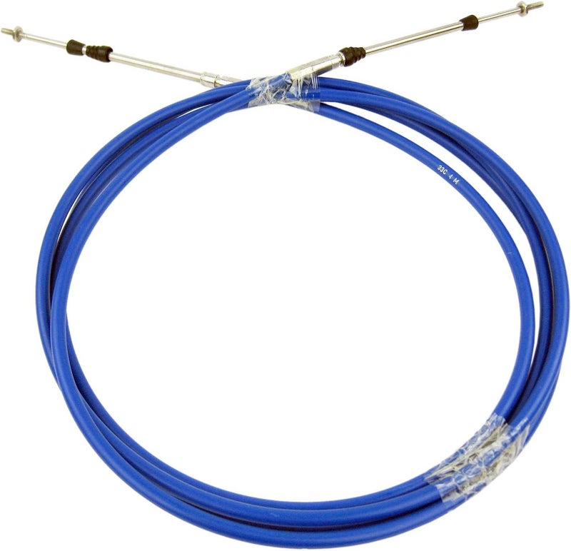 NEWMAIX Marine 33C Throttle Shift Remote Control Box Cable For Yamaha Outboard Engine Boat Motor Steering System Blue (25FT, 2 PCs) - Image 3